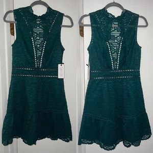 Lace mini dress